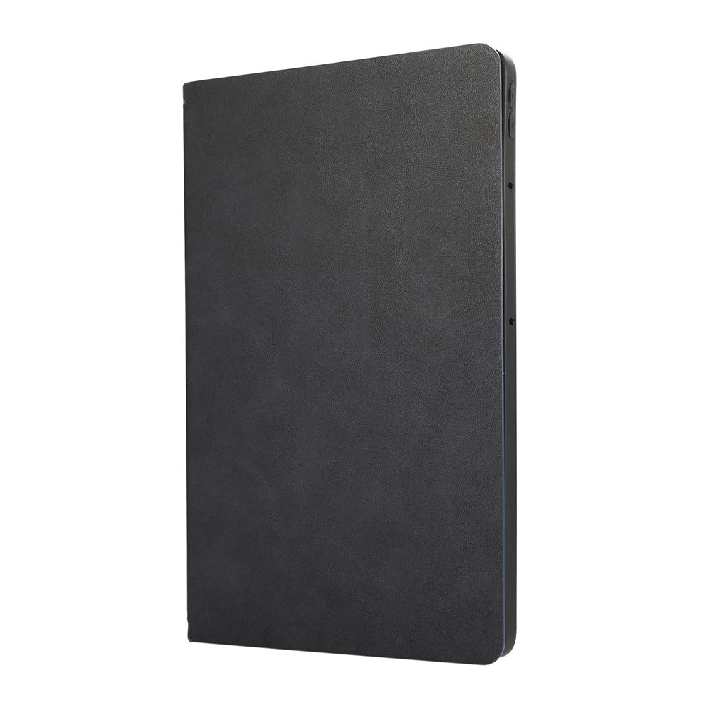 For Lenovo Tab Plus Shockproof Case PU Leather Tablet Cover with Stand - Blue