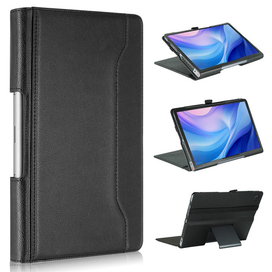 For Lenovo Tab Plus TB351FU / Xiaoxin Pad Studio 11.5 inch Case Stand PU Leather Tablet Phone Cover - Black