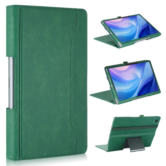 For Lenovo Tab Plus TB351FU / Xiaoxin Pad Studio 11.5 inch Case Stand PU Leather Tablet Phone Cover - Green