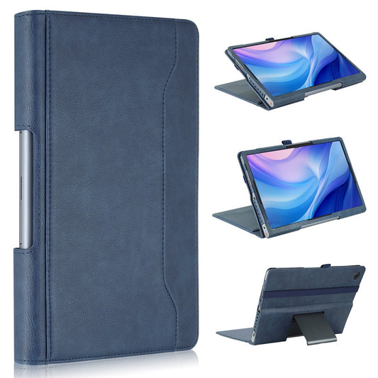 For Lenovo Tab Plus TB351FU / Xiaoxin Pad Studio 11.5 inch Case Stand PU Leather Tablet Phone Cover - Blue