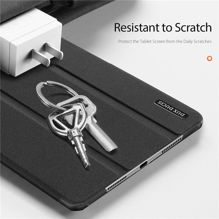 DUX DUCIS Domo Series for Huawei MatePad SE 11 Case Tri-Fold Stand Leather Cover Auto Wake / Sleep - Black