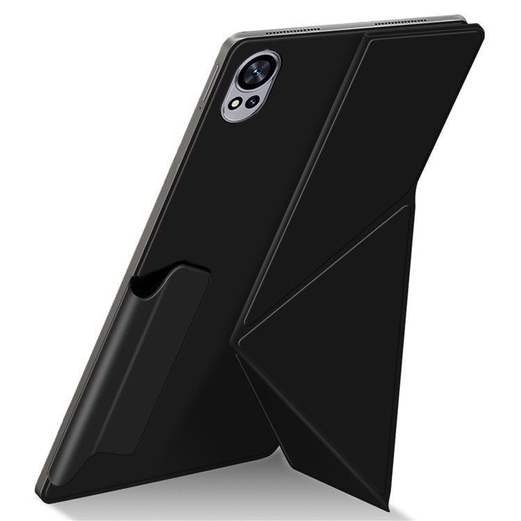 For Huawei MatePad Air (2024) Leather Case Origami Stand Magnetic Tablet Cover Auto Wake / Sleep - Black