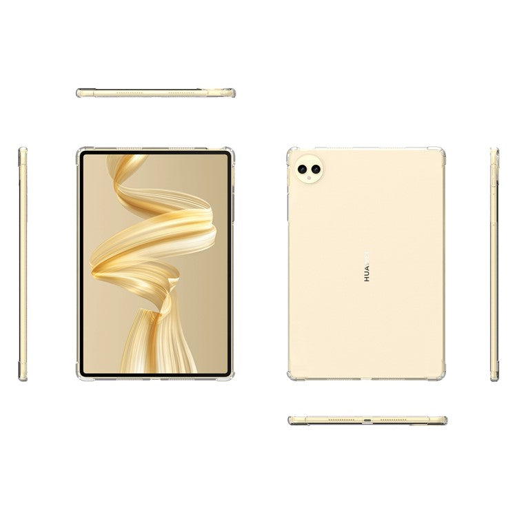 For Huawei MatePad Pro 12.2 (2024) Case Four Corner Shockproof Clear Tablet TPU Cover