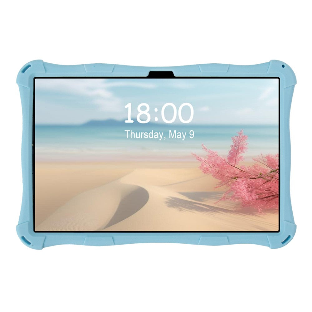 For Lenovo Tab M11 TB330FU / 331FC / Xiaoxin Pad 11 2024 Case Kickstand Cartoon Silicone Tablet Cover - Baby Blue