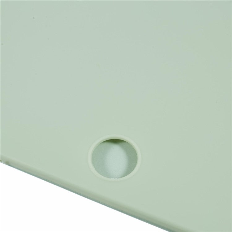 For OnePlus Pad 2 Case PU Leather+Silicone Tri-Fold Stand Tablet Cover - Green