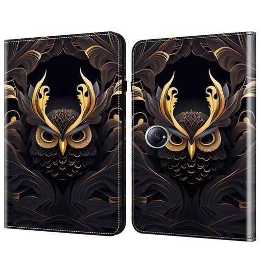For OnePlus Pad 2  /  Pad Pro Case Flip Stand Leather Tablet Cover Pattern Printed - Owl