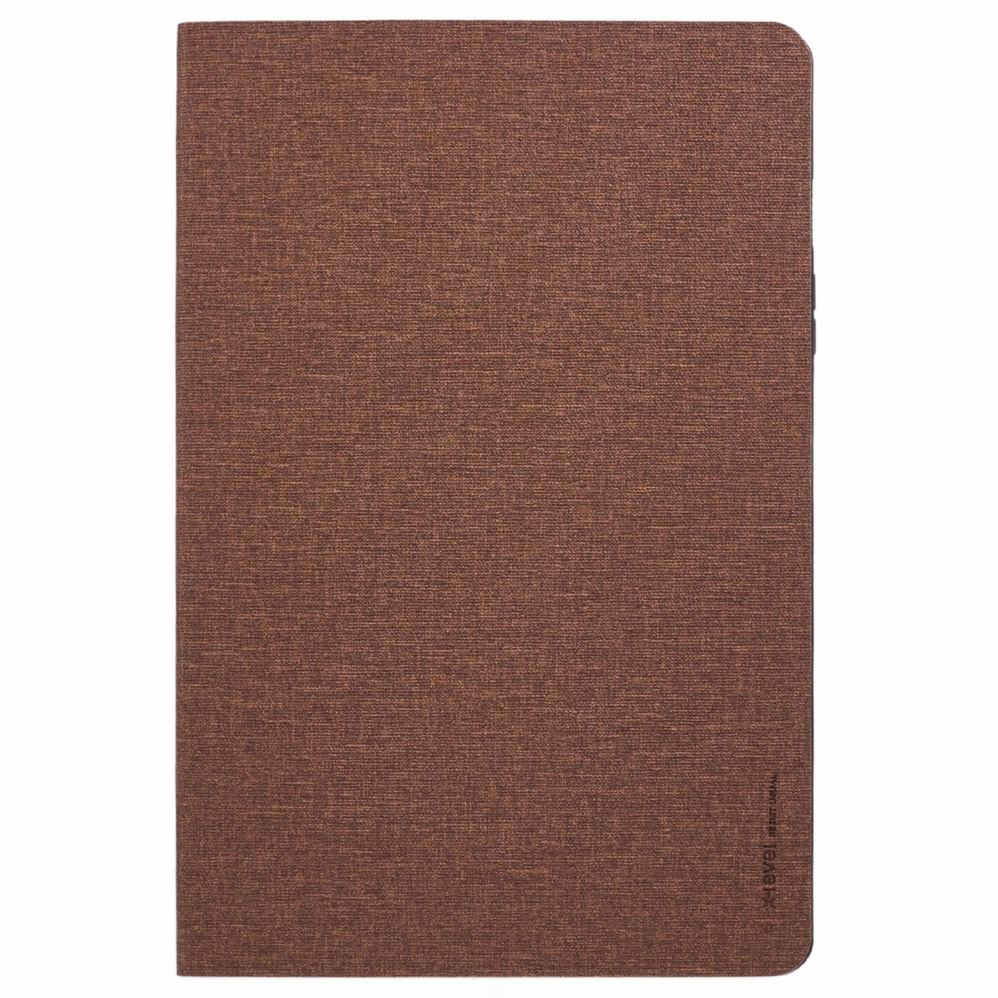 X-LEVEL For Samsung	Galaxy Tab S9+ X810, X816B, X818U / Tab S9 FE+ Case Cloth Texture Leather Tablet Cover - Brown