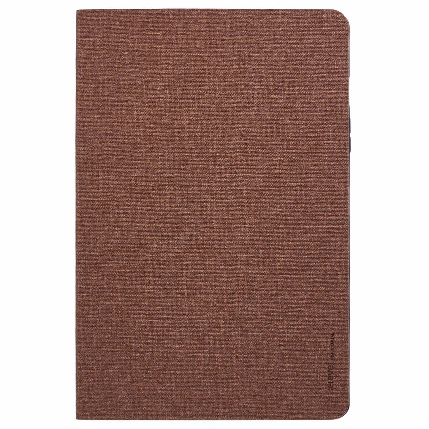 X-LEVEL For Samsung	Galaxy Tab S9 X710, X716B, X718U / Tab S9 FE Case Cloth Texture Leather Tablet Cover - Brown