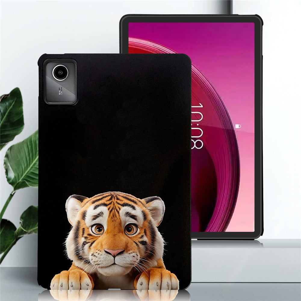 For Lenovo Tab M11 Case Pattern Printing Slim TPU Tablet Protective Cover - Little Tiger