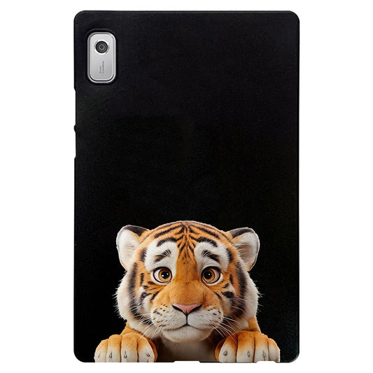 For Lenovo Tab M9 Case Pattern Printing Slim TPU Tablet Protective Cover - Little Tiger