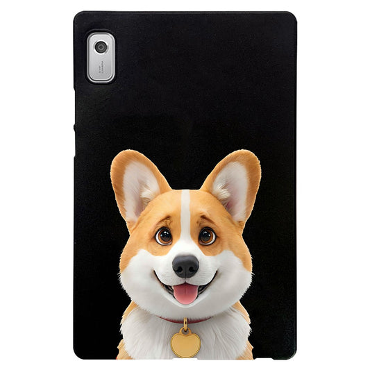 For Lenovo Tab M9 Case Pattern Printing Slim TPU Tablet Protective Cover - Corgi