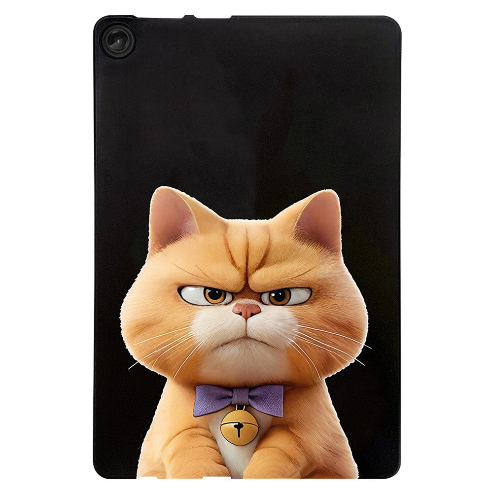 For Lenovo Tab M10 (Gen 3) Case Pattern Printing Slim TPU Tablet Protective Cover - Garfield Cat