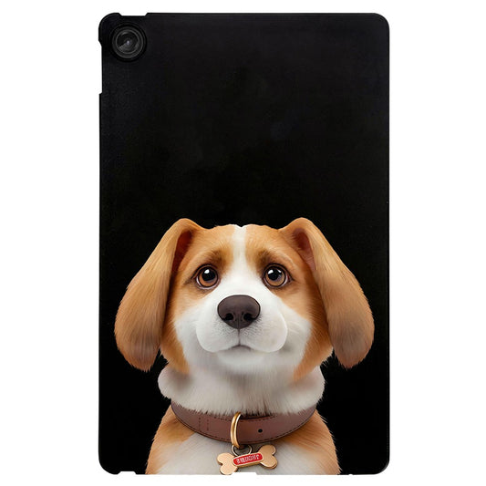 For Lenovo Tab M10 Plus (3rd Gen) Case Pattern Printing Slim TPU Tablet Protective Cover - Harrier Beagle