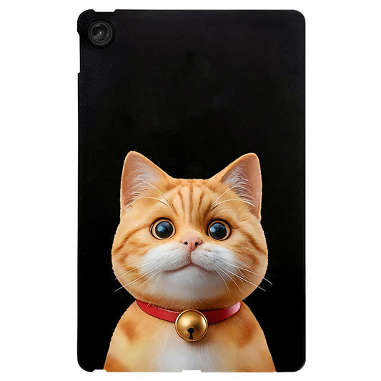 For Lenovo Tab M10 Plus (3rd Gen) Case Pattern Printing Slim TPU Tablet Protective Cover - Shorthair Cat
