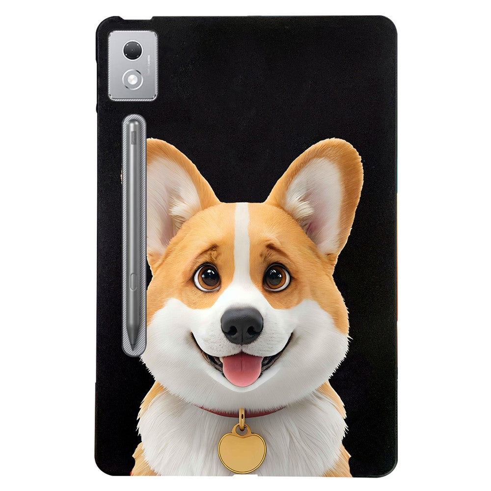 For Lenovo Tab P12 Pro 12.7 2025  /  Xiaoxin Pad Pro 12.7 (2025) Case Pattern Printing Slim TPU Tablet Protective Cover - Corgi