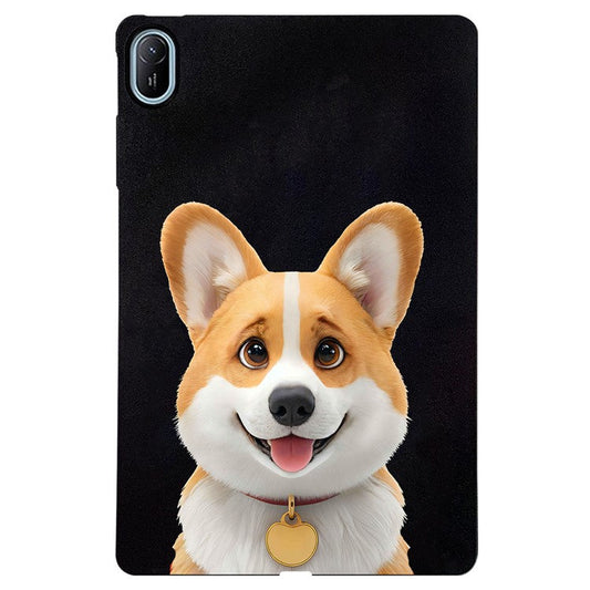 For Huawei MatePad SE 11 Case Pattern Printing Slim TPU Tablet Protective Cover - Corgi