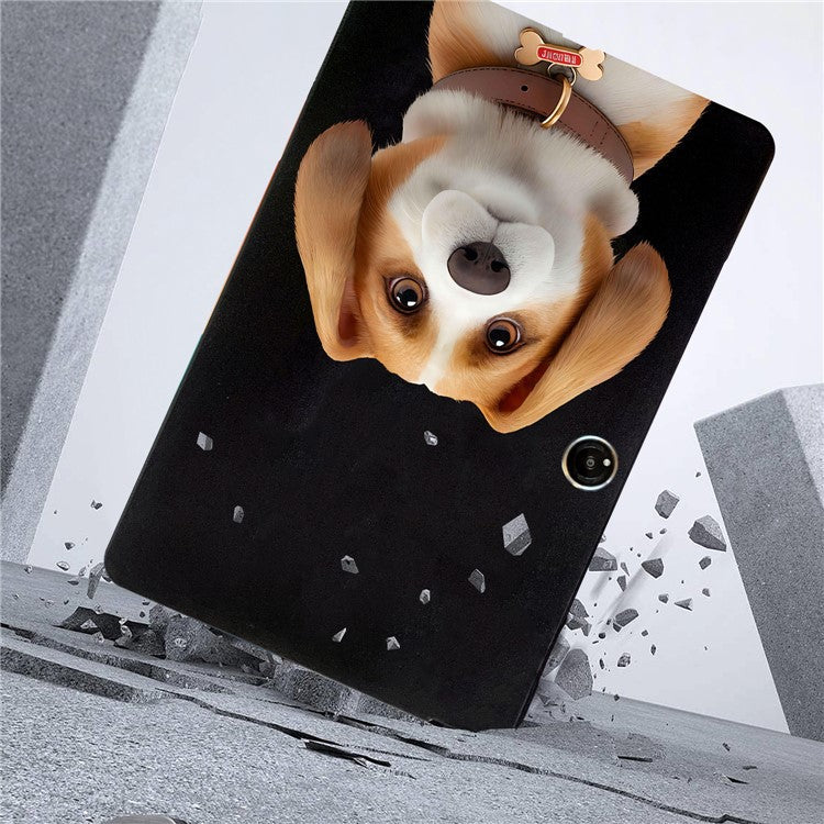 TPU Case For Oppo Pad Neo  /  Pad Air 2  /  OnePlus Pad Go Pattern Printing Slim Tablet Protective Cover - Harrier Beagle