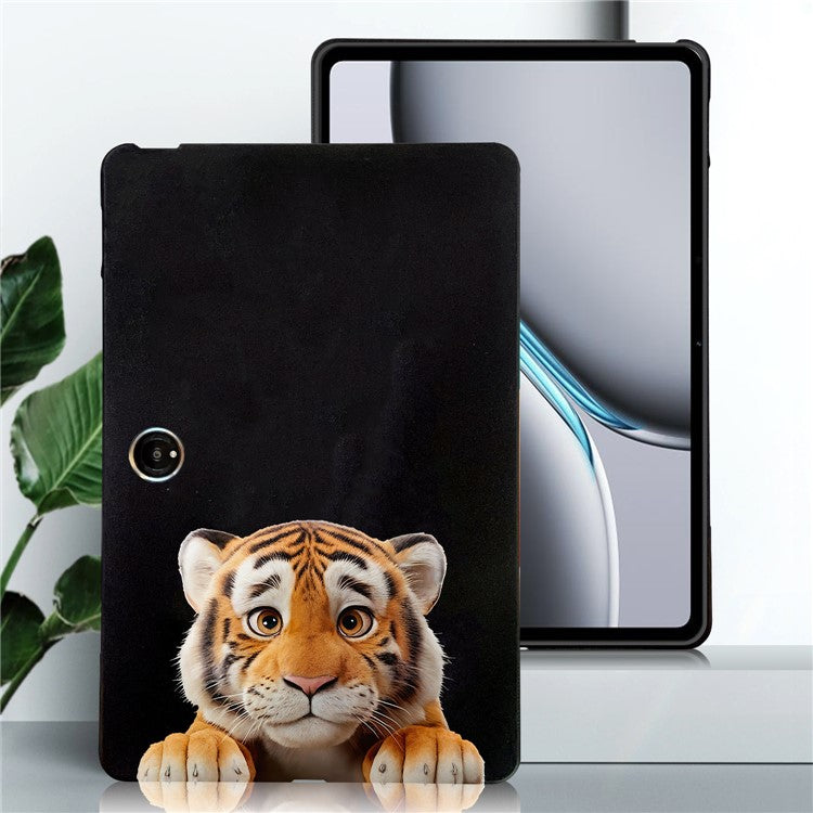TPU Case For Oppo Pad Neo  /  Pad Air 2  /  OnePlus Pad Go Pattern Printing Slim Tablet Protective Cover - Little Tiger