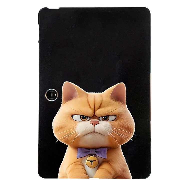 TPU Case For Oppo Pad Neo  /  Pad Air 2  /  OnePlus Pad Go Pattern Printing Slim Tablet Protective Cover - Garfield Cat