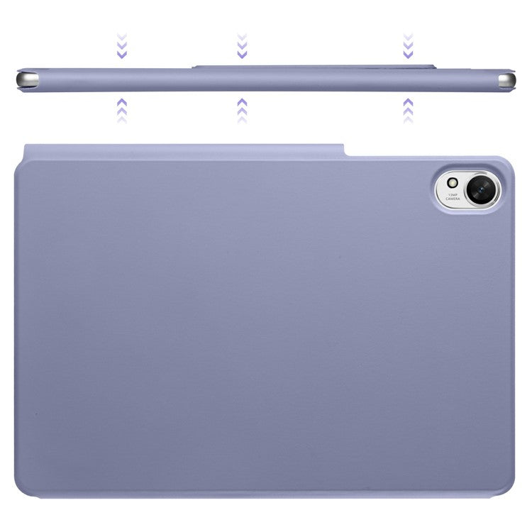 For Huawei MatePad 11.5 S Case PC + PU Leather Origami Stand Magnetic Tablet Cover - Lavender Purple