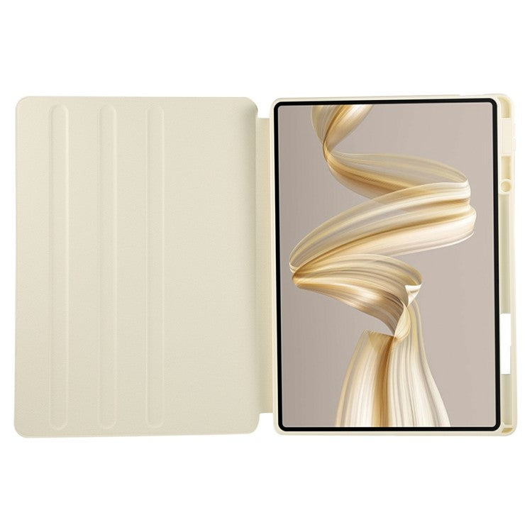 For Huawei MatePad Pro 12.2 (2024) Case Stand Leather Tablet Cover - White