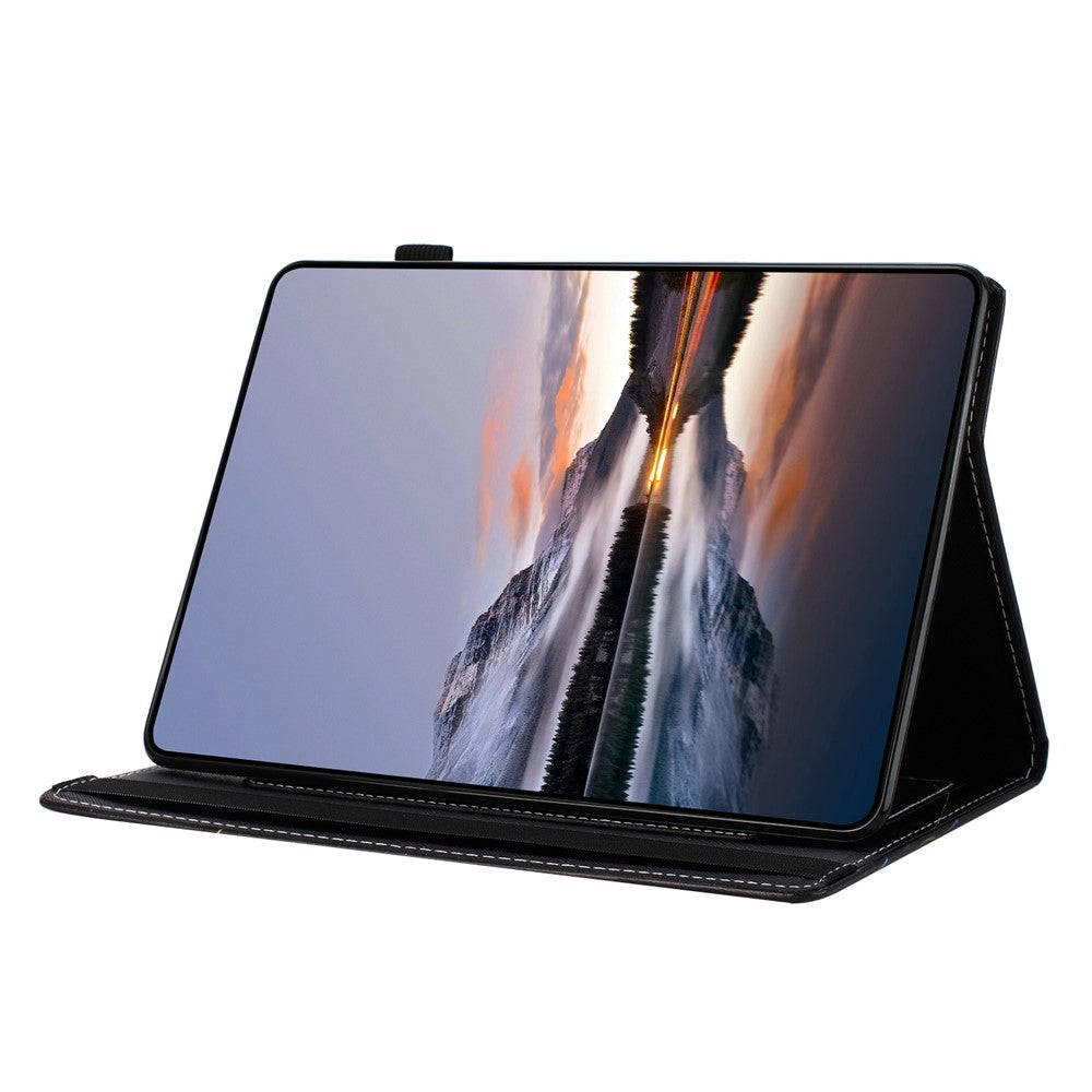 Tablet Case For Lenovo Tab M11 / Xiaoxin Pad 11 2024 Pattern Leather Cover with Auto Sleep / Wake, Card Holder - Butterfly Reflection