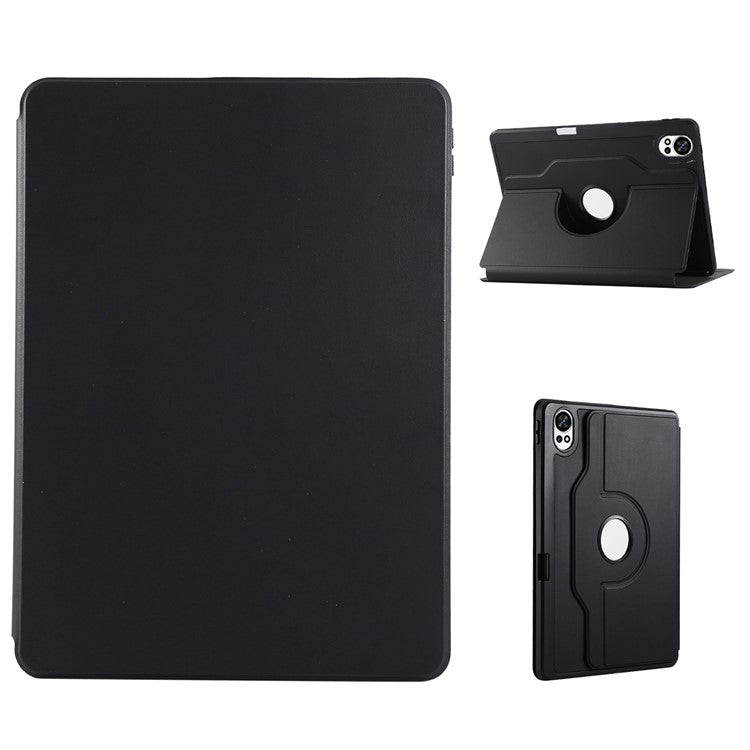 For Huawei MatePad Air (2024) Case Stand Leather Tablet Cover - Black