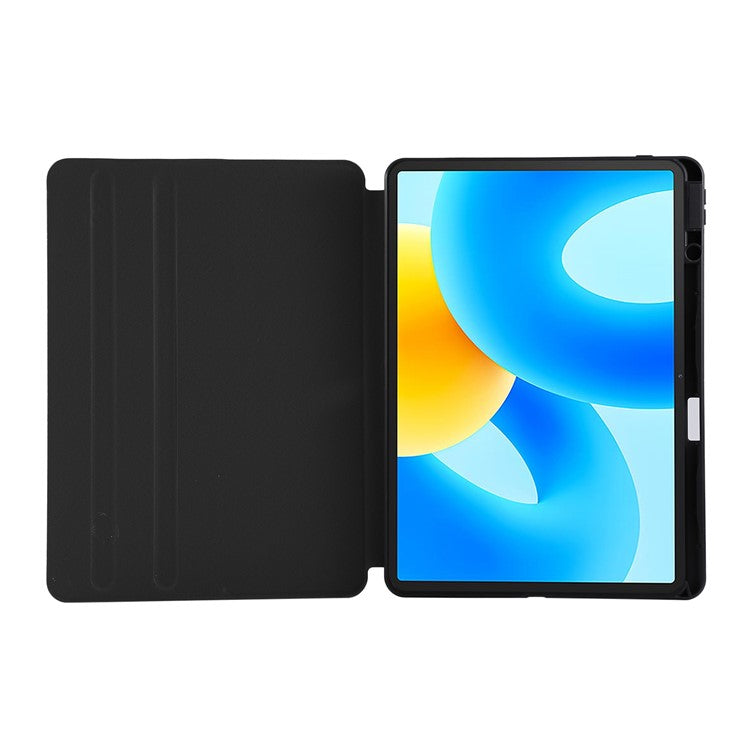 For Huawei MatePad Air (2024) Case Stand Leather Tablet Cover - Black