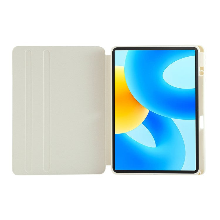 For Huawei MatePad Air (2024) Case Stand Leather Tablet Cover - White