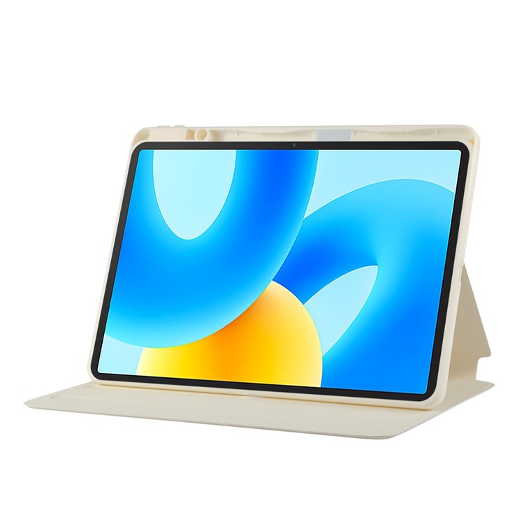 For Huawei MatePad Air (2024) Case Stand Leather Tablet Cover - White