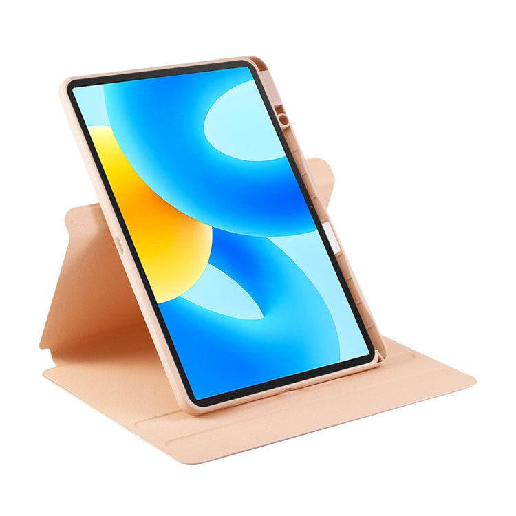 For Huawei MatePad Air (2024) Case Stand Leather Tablet Cover - Rose Gold