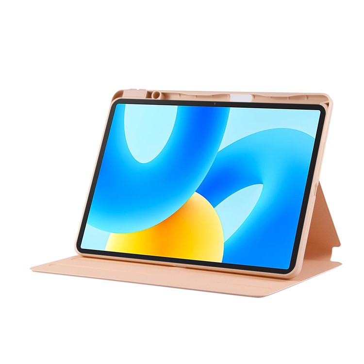 For Huawei MatePad Air (2024) Case Stand Leather Tablet Cover - Rose Gold