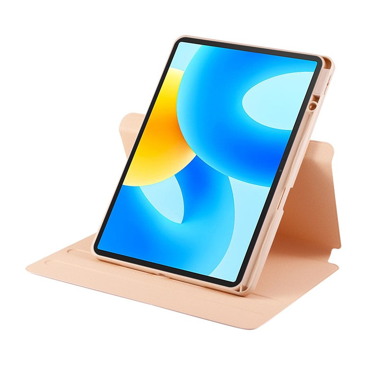 For Huawei MatePad Air (2024) Case Stand Leather Tablet Cover - Rose Gold