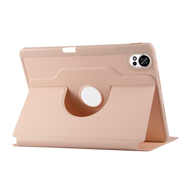 For Huawei MatePad Air (2024) Case Stand Leather Tablet Cover - Rose Gold