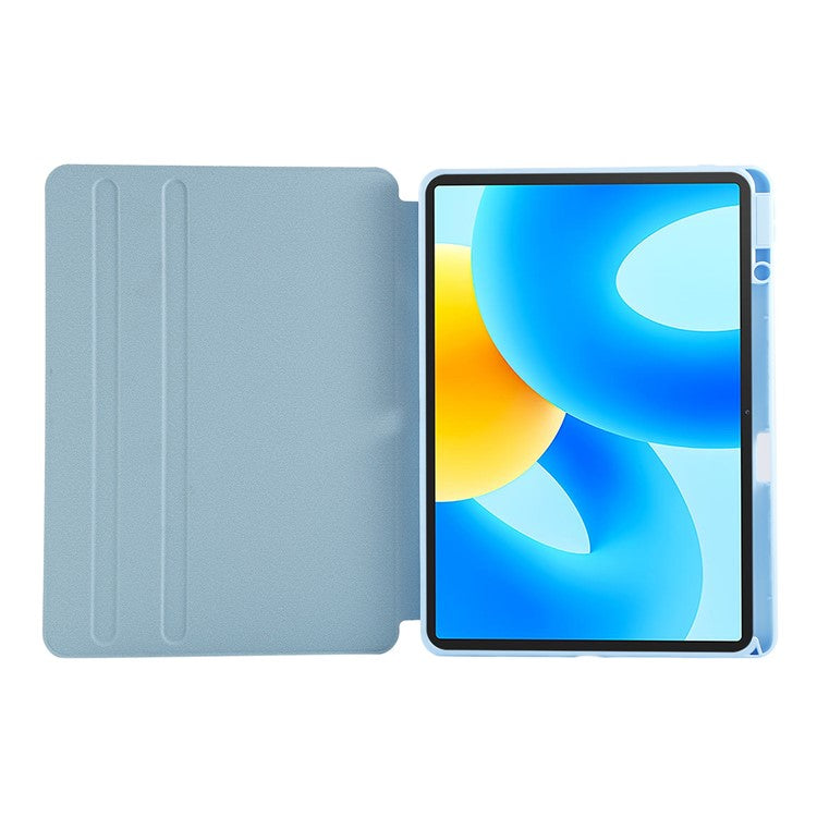 For Huawei MatePad Air (2024) Case Stand Leather Tablet Cover - Blue