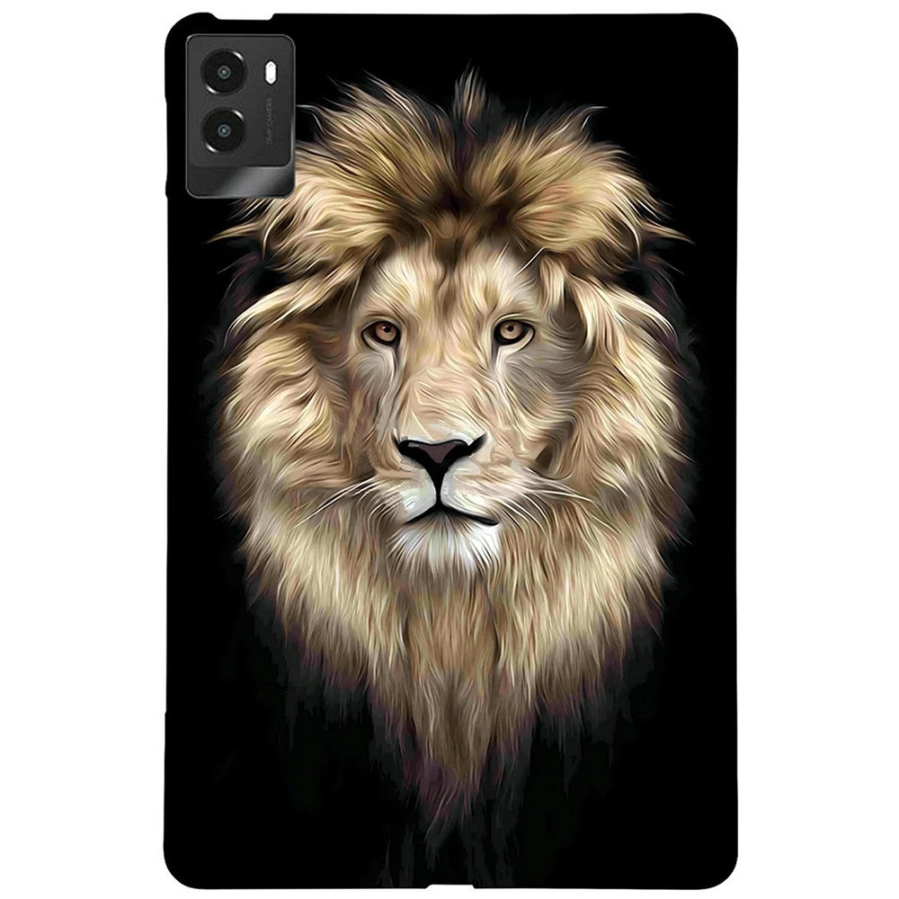 For Lenovo Legion Y700 (2025) TPU Case Pattern Printing Slim Tablet Protective Cover - Lion