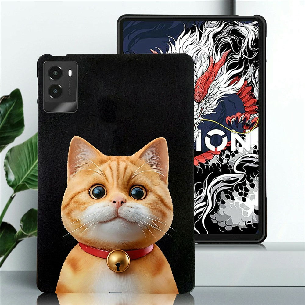 For Lenovo Legion Y700 (2025) Case Pattern Printing Slim TPU Tablet Protective Cover - Shorthair Cat