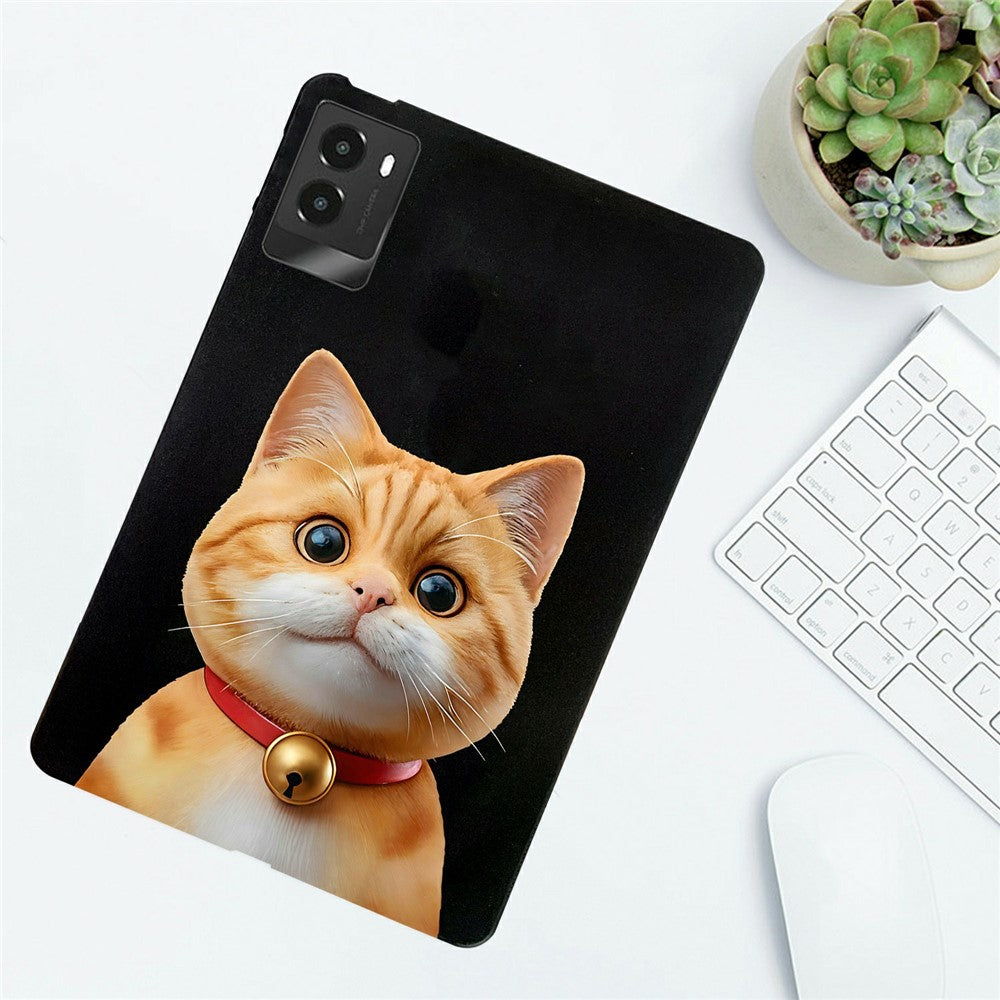 For Lenovo Legion Y700 (2025) Case Pattern Printing Slim TPU Tablet Protective Cover - Shorthair Cat