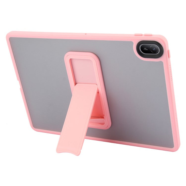 For Huawei MatePad SE 11 Case with Kickstand TPU + PC Skin-Touch Tablet Cover - Pink