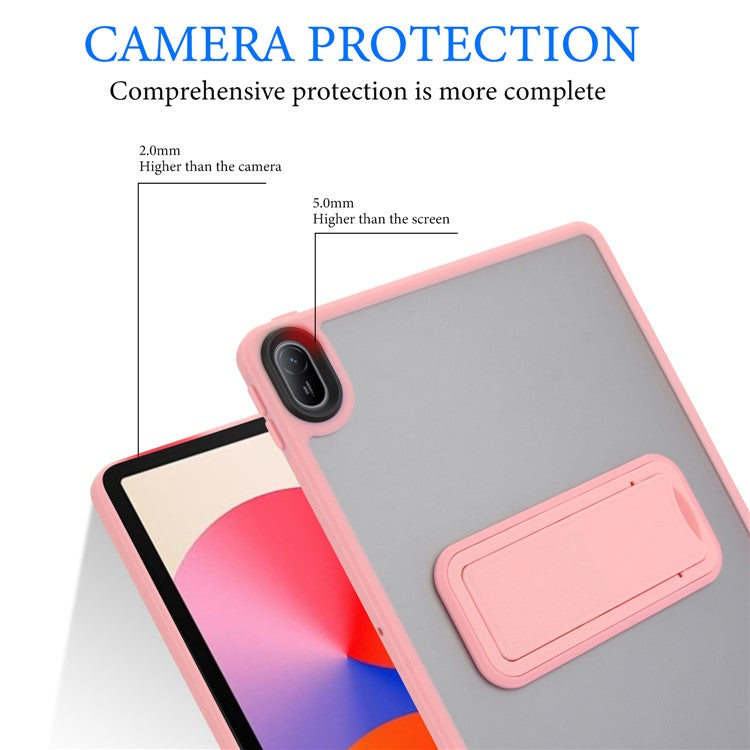 For Huawei MatePad SE 11 Case with Kickstand TPU + PC Skin-Touch Tablet Cover - Pink