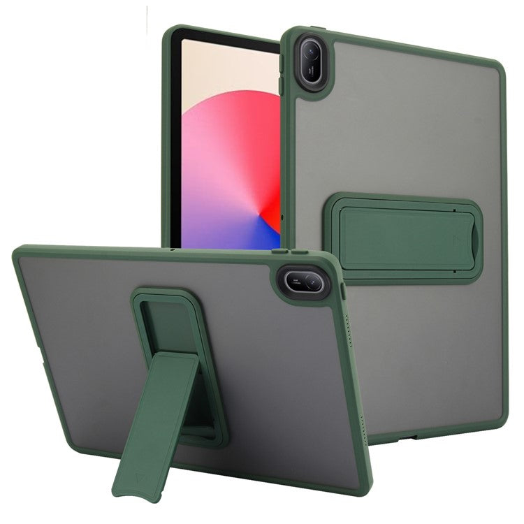 For Huawei MatePad SE 11 Case with Kickstand TPU + PC Skin-touch Tablet Cover - Green
