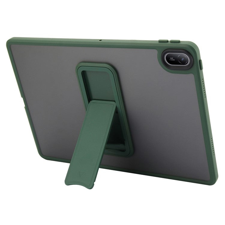 For Huawei MatePad SE 11 Case with Kickstand TPU + PC Skin-touch Tablet Cover - Green