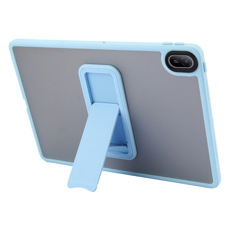 For Huawei MatePad SE 11 Case with Kickstand TPU + PC Skin-touch Tablet Cover - Baby Blue