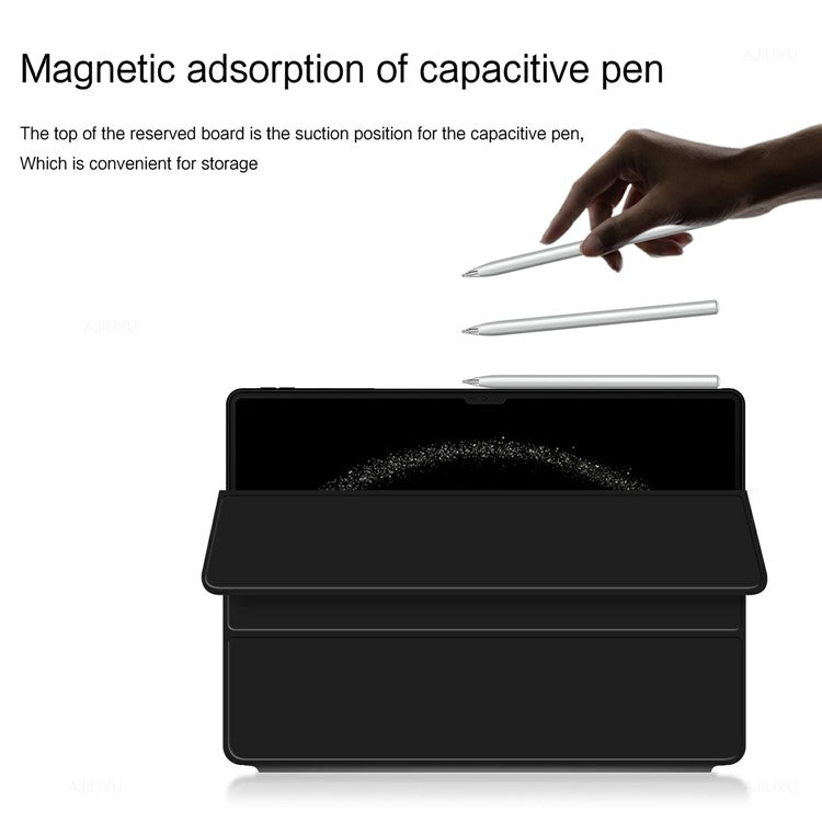 For Huawei MatePad Pro 13.2 (2025) Case PU Leather TPU Back Trifold Stand Tablet Cover - Green