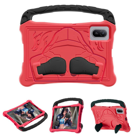 For Huawei MatePad SE 11 Case Boxing Style EVA Tablet Cover with Handle Kickstand - Red  /  Black