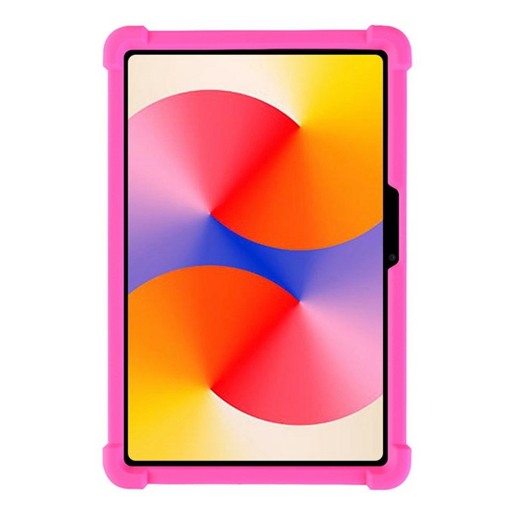 For Huawei MatePad SE 11 Silicone Case with Kickstand Rugged Protective Cover - Rose