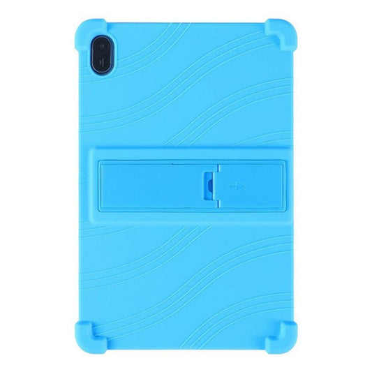 For Huawei MatePad SE 11 Silicone Case with Kickstand Rugged Protective Cover - Baby Blue