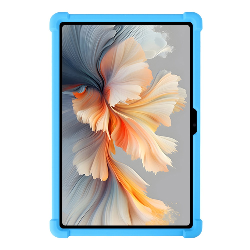 For Lenovo Yoga Tab Plus / Pad Pro AI Silicone Case with Kickstand Rugged Protective Cover - Baby Blue