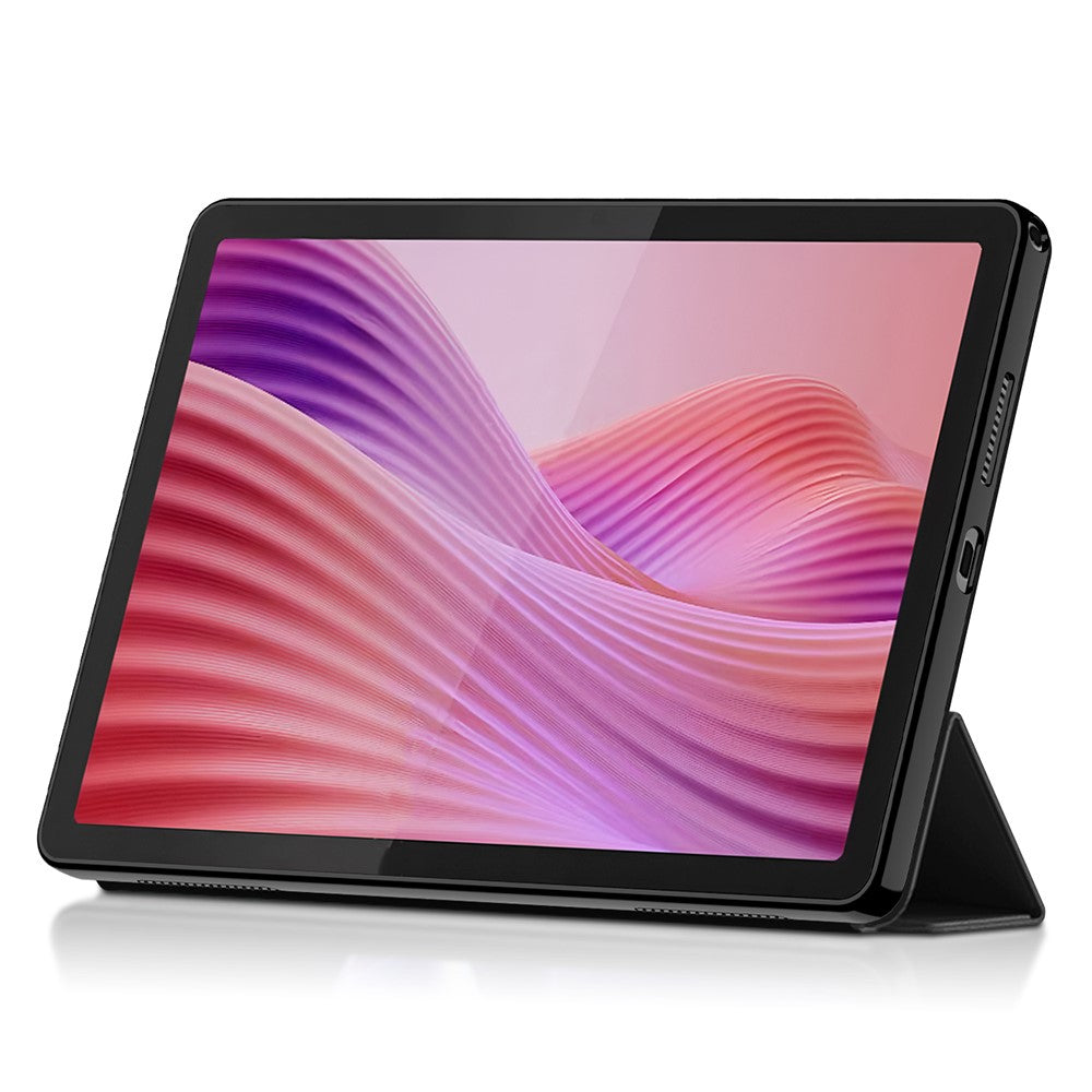 For Lenovo Tab 10.1 (2025) Case PU Leather TPU Back Trifold Stand Tablet Cover