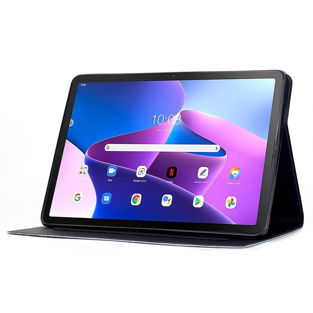 Stand Case for Lenovo Tab M10 (Gen 3) Pattern Printing Tablet Leather Cover with Auto Wake / Sleep - Dog
